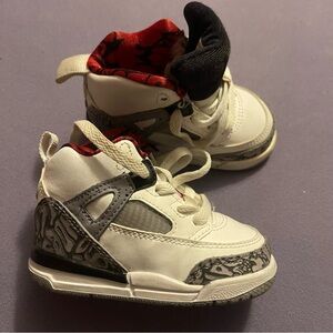 Nike Air Jordan Pizike white cement infant shoes